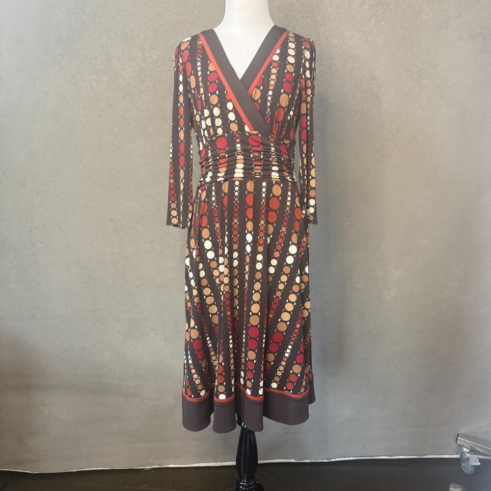 Studio I Petite Dot Print Wrap Dress 12P